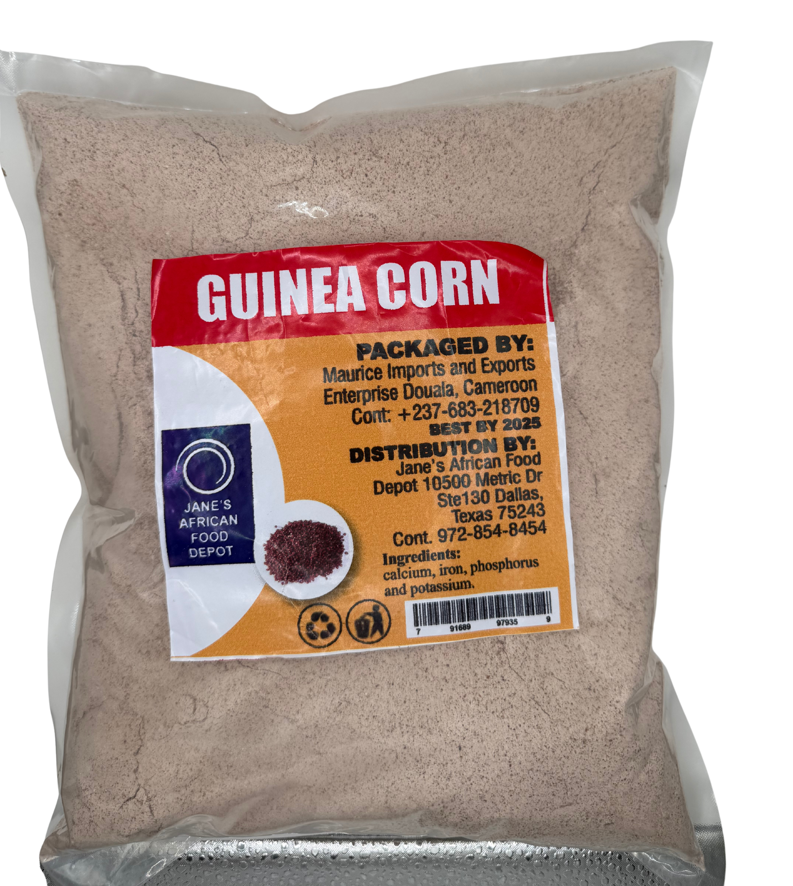 Guinea Corn Powder (Sorghum Flour) – 2 lb