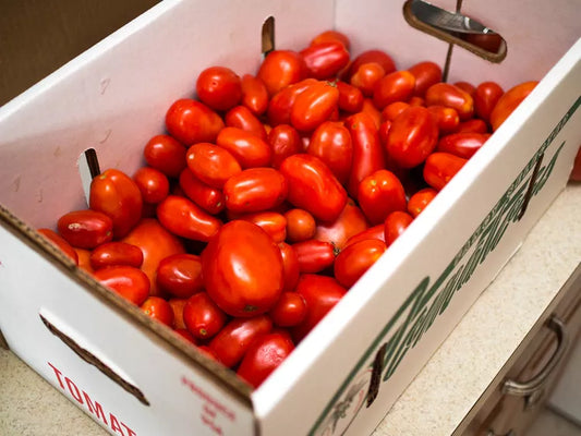 Roma Tomatoes Half Box